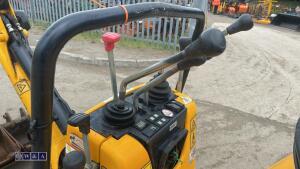 2021 JCB 8008 rubber tracked excavator (s/n 3041743) with 3 buckets, blade, piped, expanding tracks & ROPS - 19