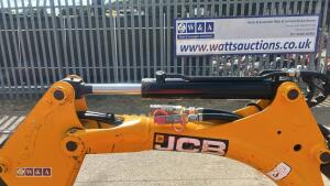 2021 JCB 8008 rubber tracked excavator (s/n 3090389) with 3 buckets, blade, piped, expanding tracks & ROPS - 11