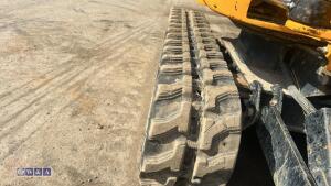 2021 JCB 8008 rubber tracked excavator (s/n 3090389) with 3 buckets, blade, piped, expanding tracks & ROPS - 13