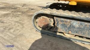 2021 JCB 8008 rubber tracked excavator (s/n 3090389) with 3 buckets, blade, piped, expanding tracks & ROPS - 15
