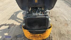 2021 JCB 8008 rubber tracked excavator (s/n 3090389) with 3 buckets, blade, piped, expanding tracks & ROPS - 17