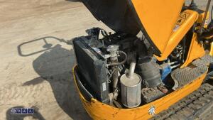 2021 JCB 8008 rubber tracked excavator (s/n 3090389) with 3 buckets, blade, piped, expanding tracks & ROPS - 18