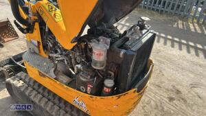 2021 JCB 8008 rubber tracked excavator (s/n 3090389) with 3 buckets, blade, piped, expanding tracks & ROPS - 19