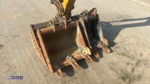 2021 JCB 8008 rubber tracked excavator (s/n 3090389) with 3 buckets, blade, piped, expanding tracks & ROPS - 24