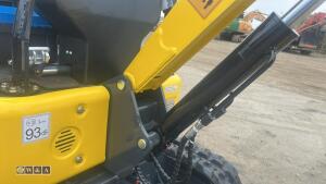 2026 RIPPA R319 rubber tracked excavator (s/n C26040683) c/w bucket, blade, piped & canopy (Briggs & Stratton) - 14