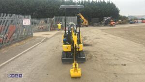 2026 RIPPA R319 rubber tracked excavator (s/n C26040683) c/w bucket, blade, piped & canopy (Briggs & Stratton) - 16