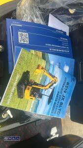 2026 RIPPA R319 rubber tracked excavator (s/n C26040683) c/w bucket, blade, piped & canopy (Briggs & Stratton) - 26