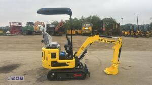 2026 RIPPA R319 rubber tracked excavator (s/n C26040678) c/w bucket, blade, piped & canopy (Briggs & Stratton) - 6
