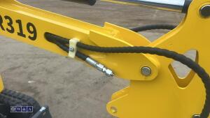 2026 RIPPA R319 rubber tracked excavator (s/n C26040678) c/w bucket, blade, piped & canopy (Briggs & Stratton) - 9