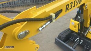 2026 RIPPA R319 rubber tracked excavator (s/n C26040678) c/w bucket, blade, piped & canopy (Briggs & Stratton) - 10