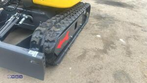 2026 RIPPA R319 rubber tracked excavator (s/n C26040678) c/w bucket, blade, piped & canopy (Briggs & Stratton) - 12
