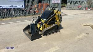 2026 DELANO T360 700kg rubber tracked skid steer loader c/w front bucket & hydraulic breaker (s/n DLN202601051)