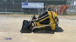 2026 DELANO T360 700kg rubber tracked skid steer loader c/w front bucket & hydraulic breaker (s/n DLN202601051) - 2