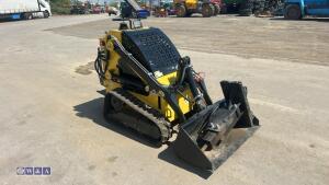 2026 DELANO T360 700kg rubber tracked skid steer loader c/w front bucket & hydraulic breaker (s/n DLN202601051) - 9