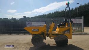 2022 THWAITES 1t high tip dumper (s/n 12202F7366) - 2