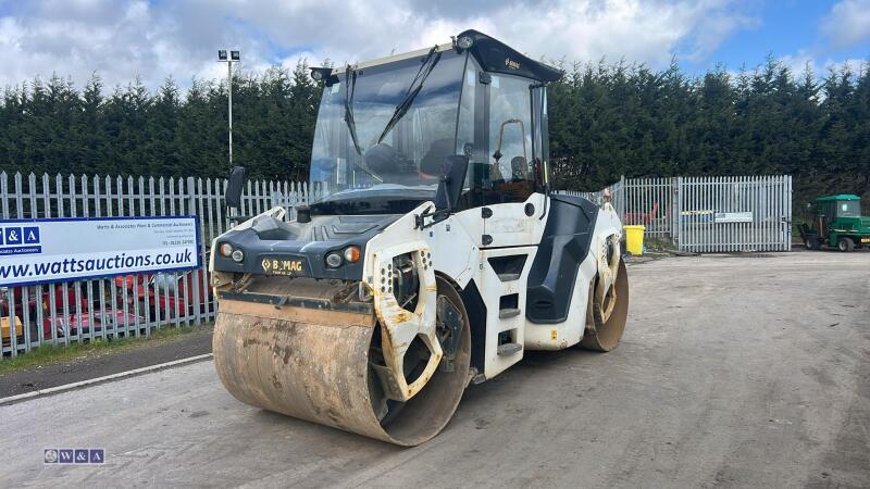 2016 BOMAG BW161AD-5 double drum roller c/w tarmac cutter (s/n 101921401081) (2037)