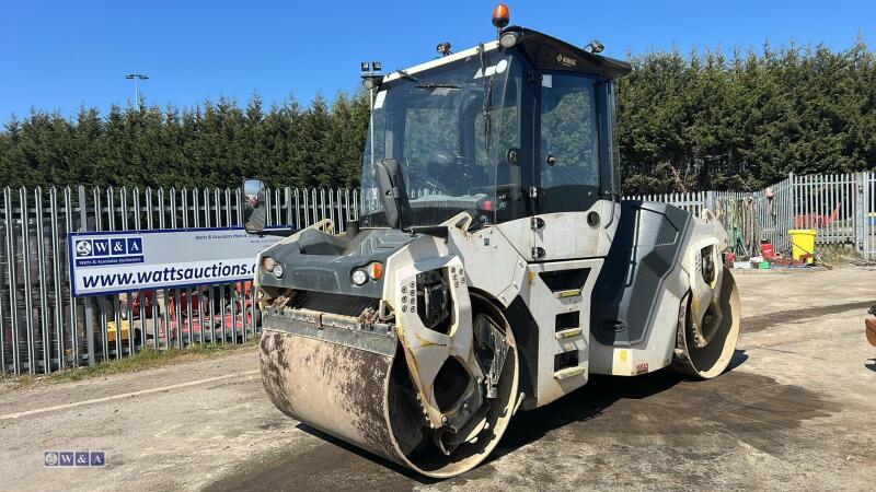 2016 BOMAG BW161AD-5 double drum roller c/w tarmac cutter (VX66 EFA) (s/n 101921401088) (2064)