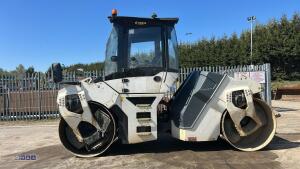 2016 BOMAG BW161AD-5 double drum roller c/w tarmac cutter (VX66 EFA) (s/n 101921401088) (2064) - 2