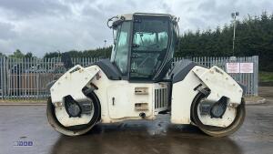 2015 HAMM HD+90i VV double drum roller with tarmac cutter (VX65 HWJ)(1909)(s/n 2090300) - 2
