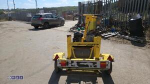 2010 BOMAG BW55E single drum roller & trailer (s/n 101620028859) - 4