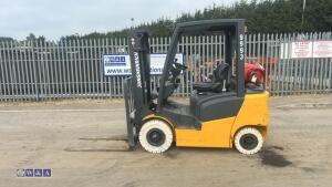 2015 JUNGHEINRICH TFG320 gas forklift (9993)(s/n FN496956) with triple mast & side-shift - 23