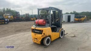 2016 JUNGHEINRICH TFG425 gas forklift (9960)(s/n FN522879) with triple mast & side-shift - 5