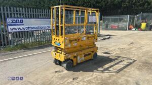 2014 HAULOTTE OPTIMUM 8 battery driven scissor lift (s/n CE803919)