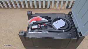 DTK 240ltr plastic fuel tank with 12v pump and delivery hose (unused) - 9