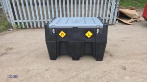 DTK 480ltr plastic fuel tank with 12v pump and delivery hose (unused) - 2