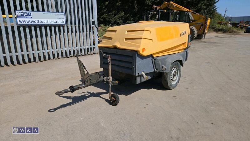 2013 ATLAS COPCO XAS67 fast tow compressor (s/n D0280840)