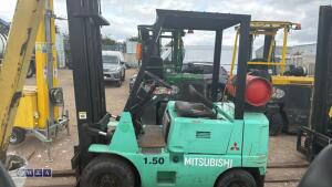 MITSUBISHI 1.5t gas forklift truck with duplex mast (inoperable) - 2