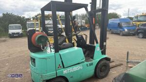 MITSUBISHI 1.5t gas forklift truck with duplex mast (inoperable) - 5