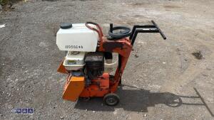 CLIPPER C99 petrol floor saw c/w dust suppression bottle - 6