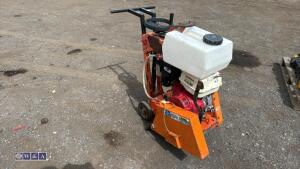 CLIPPER C99 petrol floor saw c/w dust suppression bottle - 7