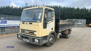 2000 IVECO FORD NEW CARGO 7.5t tipper (X651 WDH) (V5 & folder of service documents in office