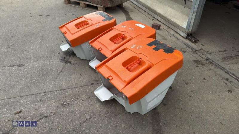 3 x STIHL collection / grass boxes