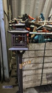 Metal lantern on stand - 3