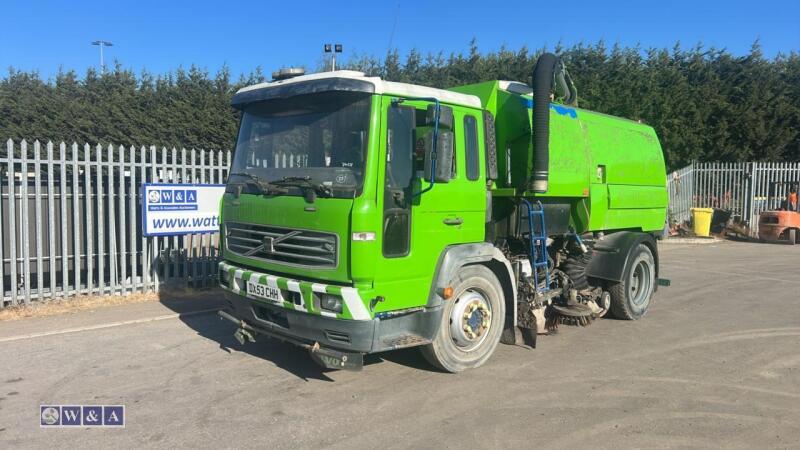 Volvo sweeper