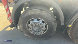 Iveco stralis 310 cheese wedge flat bed c/w pm crane - 11