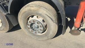 Iveco stralis 310 cheese wedge flat bed c/w pm crane - 12