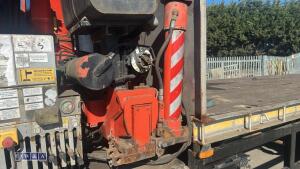 Iveco stralis 310 cheese wedge flat bed c/w pm crane - 19