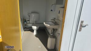 Grey containerised toilets - 9
