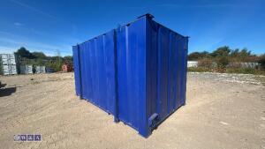 Blue containerised toilets - 5