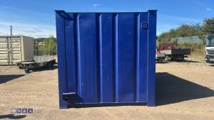 Blue containerised toilets - 8