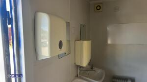 Blue containerised toilets - 10