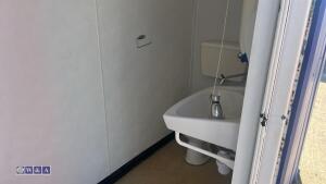 Blue containerised toilets - 16