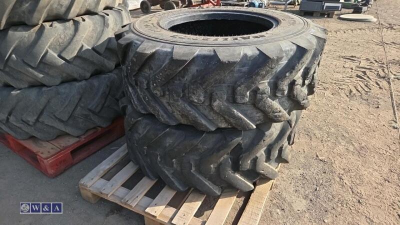 2 x ALLIANCE TOUGH TRAC tyres (400/80-24)
