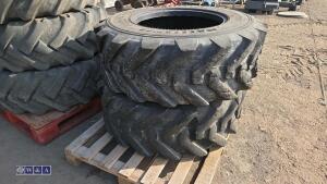 2 x ALLIANCE TOUGH TRAC tyres (400/80-24)