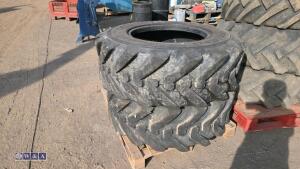 2 x ALLIANCE TOUGH TRAC tyres (400/80-24) - 2