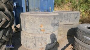4 x loading shovel tyres (23.5 x 25)